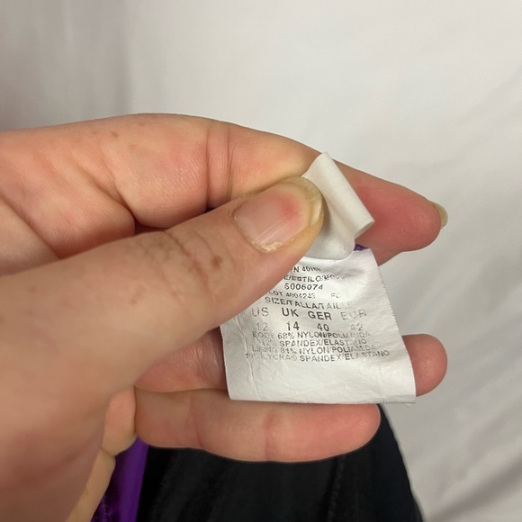 Magicsuit Women's Goddess One Shoulder Underwire Purple One Piece Swimsuit- 12 - Picture 7 of 7